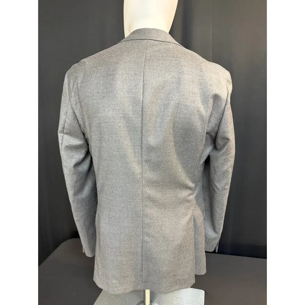 BOSS Hugo Boss Hartlay2 Blazer 38R Slim Fit Marzotto Wool Stretch Gray